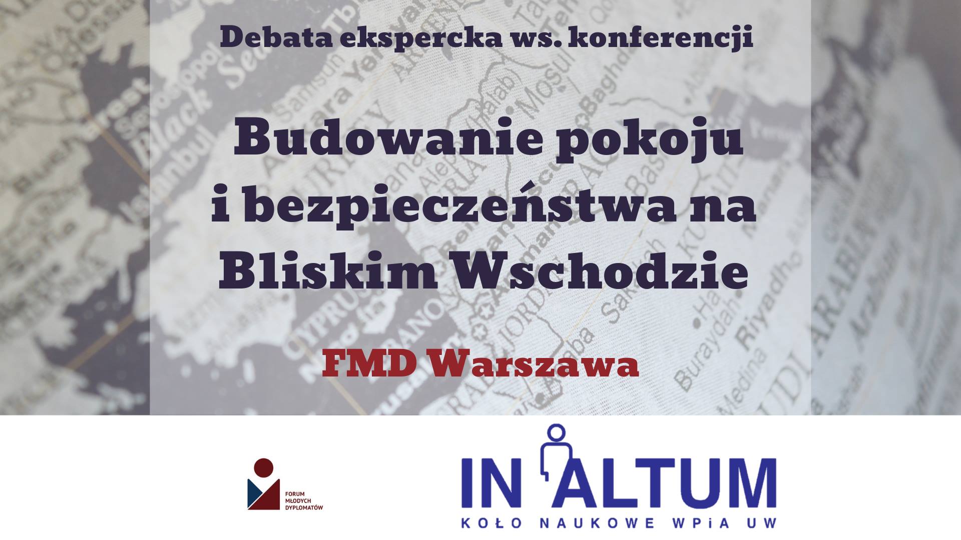 FMD Warszawa: Debata ekspercka ws. konferencji bliskowschodniej