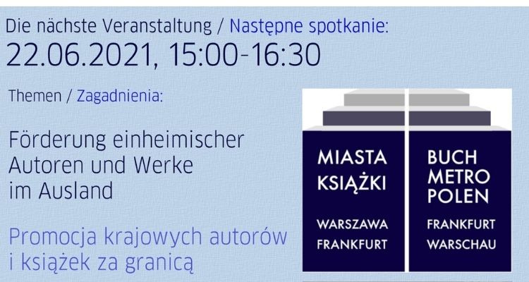 Miasta książki. Warszawa – Frankfurt: Promocja krajowych autorów i książek za granicą