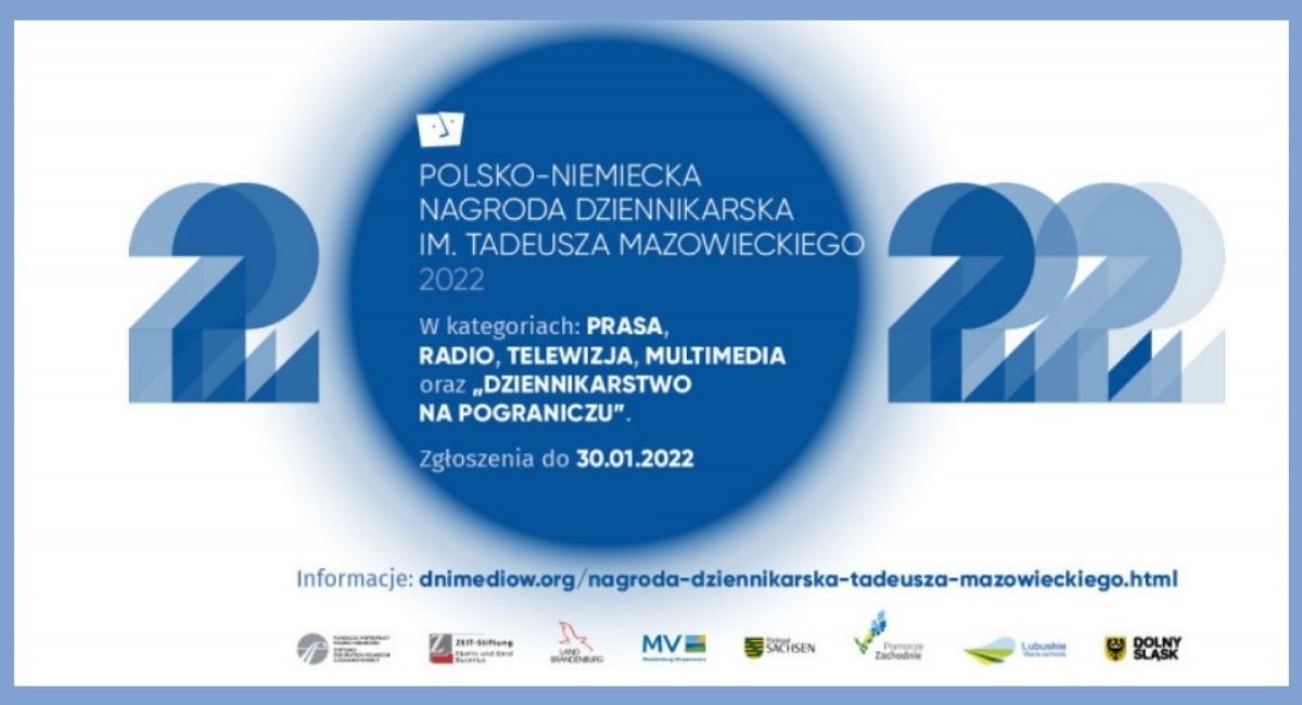Polsko-Niemiecka Nagroda Dziennikarska im. Tadeusza Mazowieckiego 2022