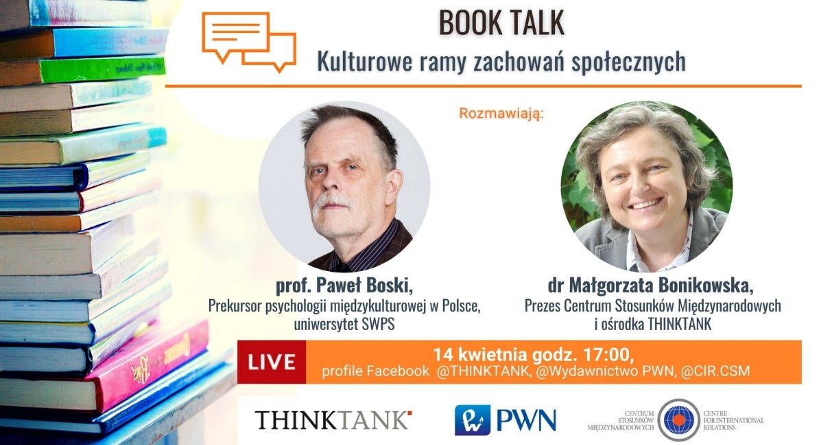 Book Talk: Kulturowe ramy zachowań społecznych