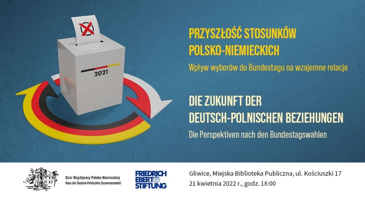Gliwice. Spotkanie dyskusyjne wokół relacji polsko-niemieckich po wyborach do Bundestagu