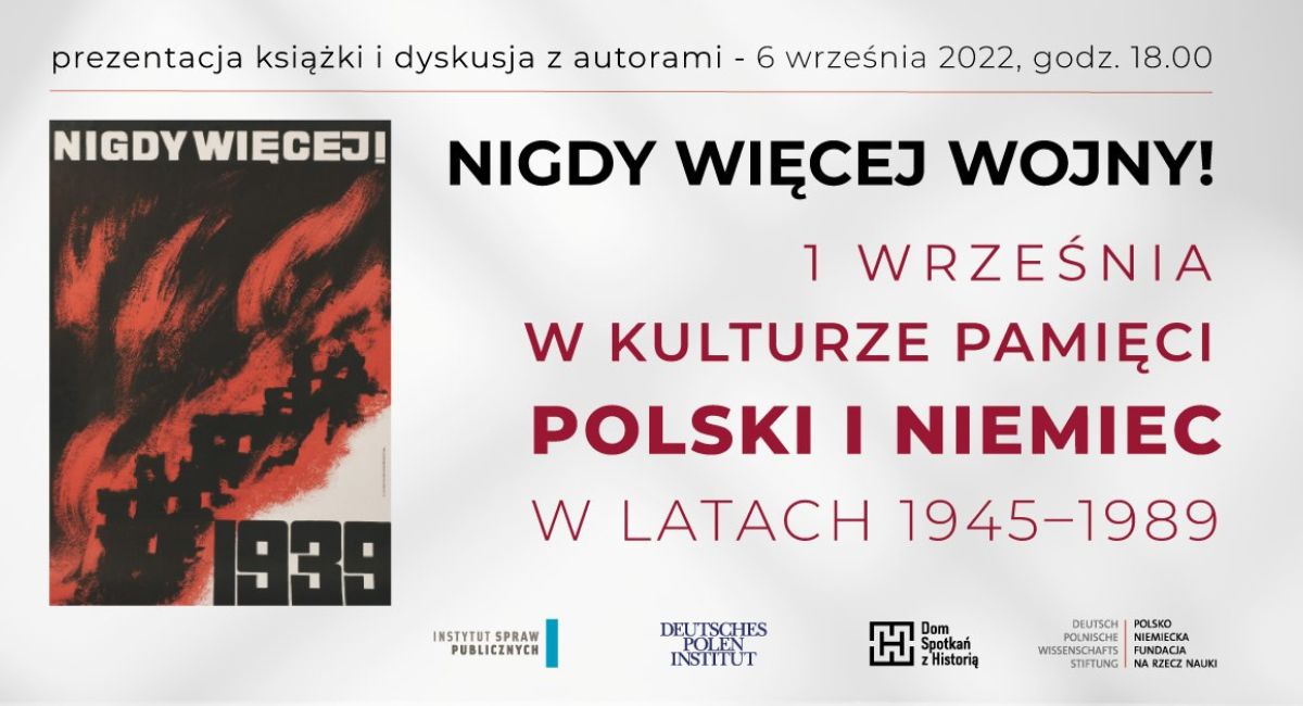 Nigdy więcej wojny! 1 września w kulturze pamięci Polski i Niemiec w latach 1945–1989