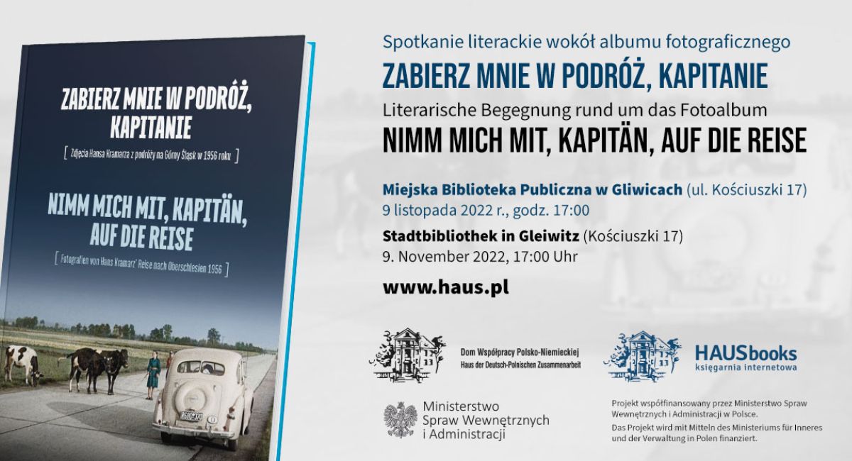 Wielokulturowy Śląsk - spotkanie literackie poświęcone publikacji "Zabierz mnie w podróż, kapitanie"