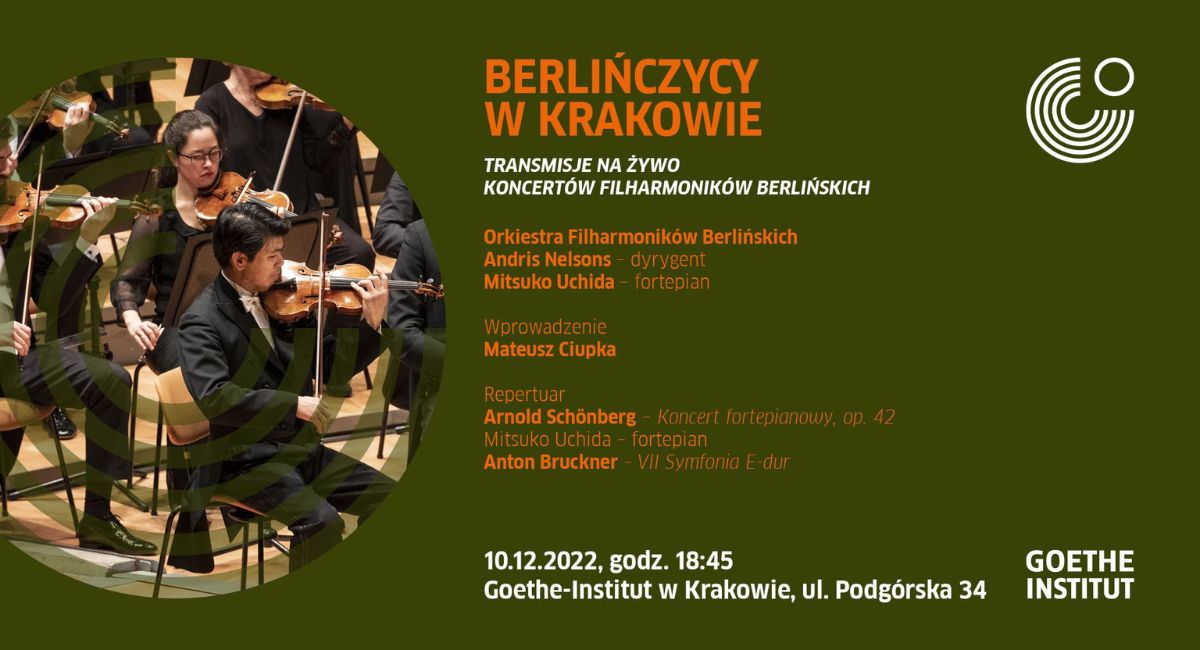 Transmisja na żywo koncertu Filharmoników Berlińskich