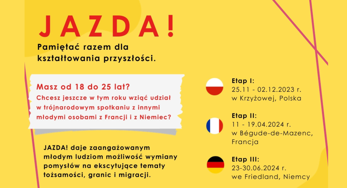 JAZDA! Polsko-niemieckie-francuskie spotkanie w trzech etapach